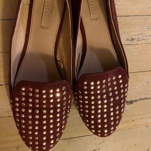 Zara beaded flats